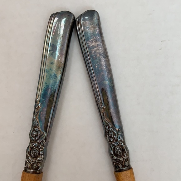 Vintage Wood Decorative Salad Set - Picture 4 of 5